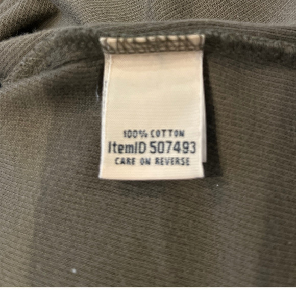 L.L. Bean Mini-Waffle Long-Sleeve Pullover Top Size Medium Crewneck Casual Tee - Picture 5 of 9